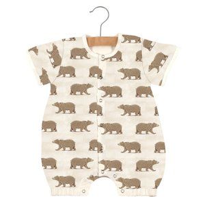 Bamboo Muslin Bear Romper